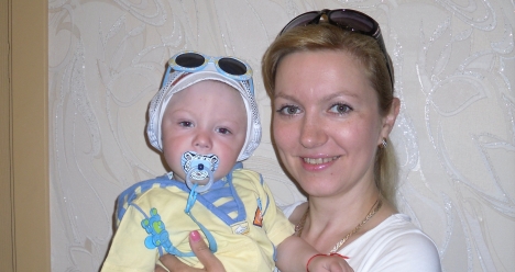 Мой сын Мишель Николай здоровый, хорошо кушает и растет