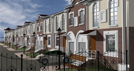 Двухярусный таунхаус