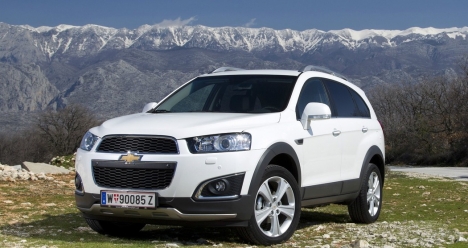 новая машина Шевроле Каптива