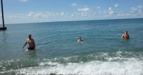 поездка на море семьей я, Саша, максим, Влад