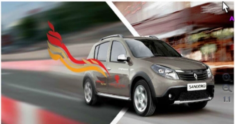 Брендированный Авто "Сиб.Зд." в Апреле 2016