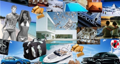 Я здоровая,моложавая,стройная,успешная,богатая.