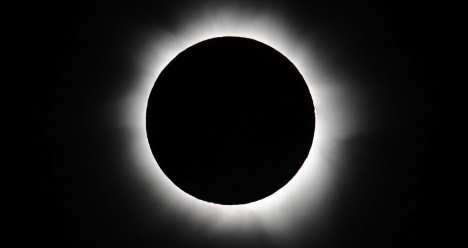 полное солнечное затмение