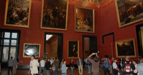 Посещение Лувра.