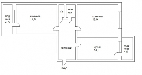 Я получаю двухкомнатную квартиру в Санкт-Петербурге