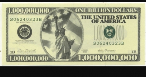 1000000000 долларов